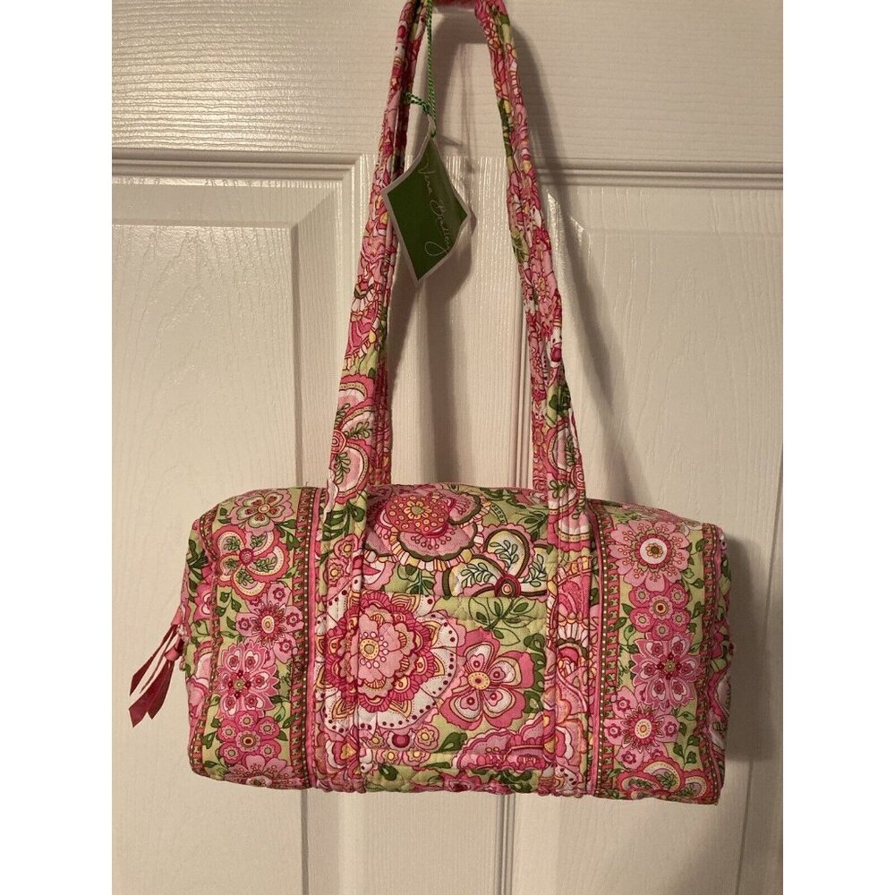 VERA BRADLEY Petal Pink Retired Small Duffel Bag NWT